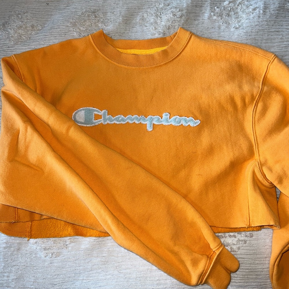 Champion Reverse Weave super cropped crew neck